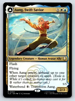 Aang, Swift Savior MTG Magic the Gathering R Avatar: The Last Airbender 204 NM - Image 1