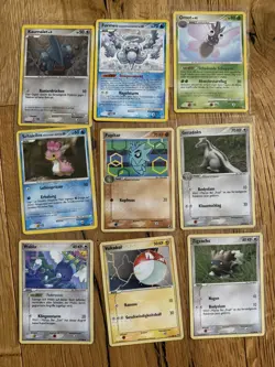 Pokemon Karten Bulk (9 Stuck) U Deutsch U Verschiedene Sets / Zufallsauswahl - Image 1
