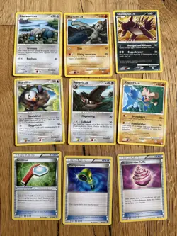 Pokemon Karten Bulk (9 Stuck) U Deutsch U Verschiedene Sets / Zufallsauswahl - Image 1