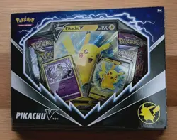 Pokemon TCG Pikachu V Box Boosters Brilliant Stars Fusion Strike - Image 1