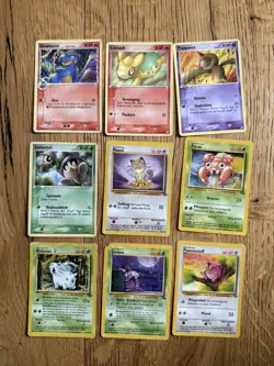 Pokemon Karten Bulk (9 Stuck) U Deutsch U Verschiedene Sets / Zufallsauswahl - Image 1