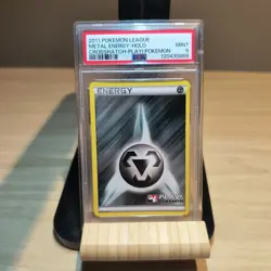 Metal Energy Holo Crosshatch Play Pokemon League Promo 2010 Pokemon PSA 9 - Image 1