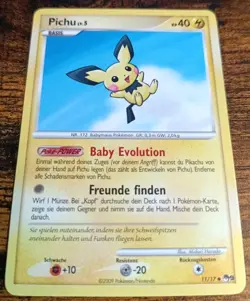 Pokemon Pichu Lv. 5 11 Pop 9 Series Uncommon Deutsch Near Mint - Image 2
