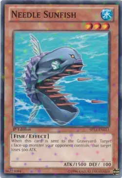 Needle Sunfish - SP13-EN011 - Starfoil Rare - Unlimited Edition - Lightly Played - Image 1