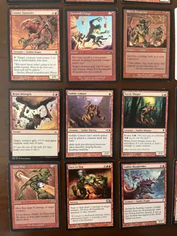 35 Goblins And An Ogre, Vintage and Modern MTG Card Lot, Crumbling Sanctuary - Image 2