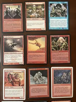 35 Goblins And An Ogre, Vintage and Modern MTG Card Lot, Crumbling Sanctuary - Image 4