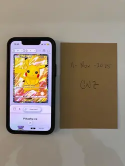 Pikachu Ex CG Full Art Card - Genetic Apex - Pokemon TCG Pocket - Image 2