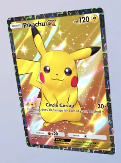 Pikachu Ex CG Full Art Card - Genetic Apex - Pokemon TCG Pocket - Image 3