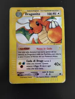 Dragonite Reverse Holo 43/165 Expedition Pokemon Card 2002 - Image 1