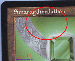 Charlie Brown Emerald Medallion Mtg MISPRINT. German "Smaragdmedaillon" - Image 2