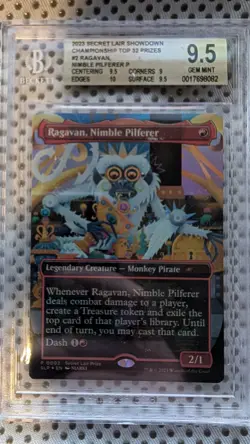 BGS 9.5 FOIL Ragavan, Nimble Pilferer Secret Lair Showdown Prize - Image 1