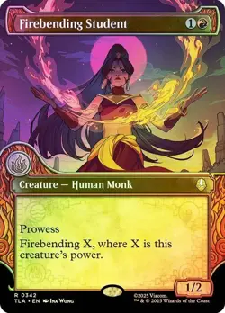 Firebending Student Foil Showcase Avatar: The Last Airbender NM MTG - Image 1