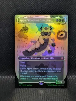 Magic The Gathering Avatar Appa, Steadfast Guardian Borderless M 0316 Foil - Image 1