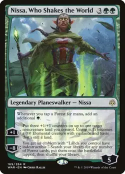 MTG - Nissa, Who Shakes the World - War of the Spark - Magic the Gathering - Image 1