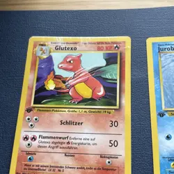 Pokemon First 1st Edition Base Set German Lot Of 6 NM-MP Charmeleon Commons - Image 2