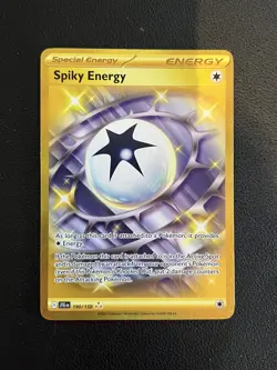 Pokemon TCG Journey Together Hyper Rare Spiky Energy 190/159 Holo Near Mint sv09 - Image 1
