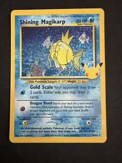 Pokemon TCG Shining Magikarp Card 66/64 Celebrations 25th Anniversary Edition - Image 1