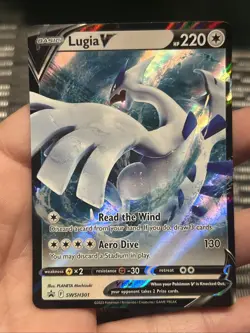 Pokemon TCG Lugia v SWSH301 Black Star Promo 2023 Sword & Shield - Image 1