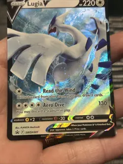 Pokemon TCG Lugia v SWSH301 Black Star Promo 2023 Sword & Shield - Image 4