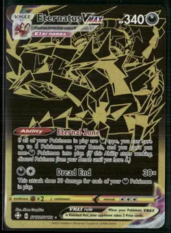 2021 Pokemon Eternatus VMAX (Gold) Sword & Shield Shining Fates #SV122/SV122 - Image 1