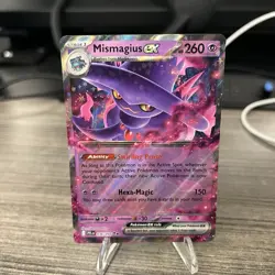 Pokemon Mismagius ex 036/094 Me02: Phantasmal Flames Holo INK ERROR ON BACK - Image 1