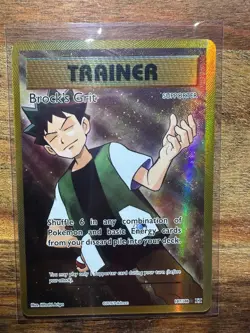 Brocks Grit 107/108 Evolutions Full Art Ultra Rare Pokemon TCG 2016 NM+ - Image 1
