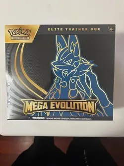 Pokemon MEGA Evolution Lucario - ETB - Elite Trainer Box NEW FACTORY SEALED BOX - Image 1