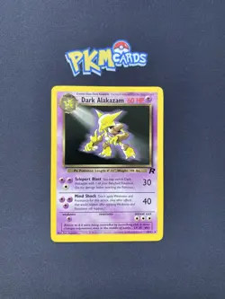 Pokemon TCG Dark Alakazam Team Rocket 18/82 Regular Rare LP. - Image 1
