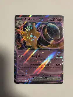 Alakazam Ex 65/165 Pokemon TCG S&V 151 Double Rare Holo - Image 1