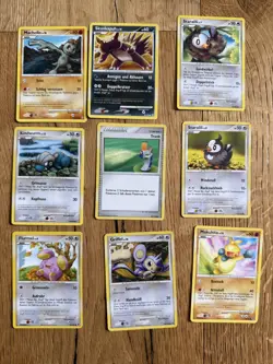 Pokemon Karten Bulk (9 Stuck) U Deutsch U Verschiedene Sets / Zufallsauswahl - Image 1