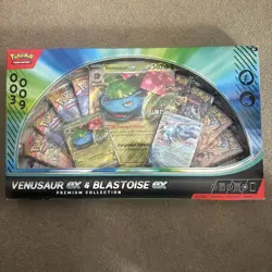 Pokemon TCG: Venusaur ex & Blastoise ex Premium Collection - New & Sealed - Image 1