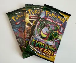 Pokemon TCG - Evolving Skies Booster Pack (1) - Random Pack Art - NEW SEALED - Image 1