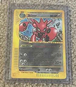 Scizor H21/H32 Aquapolis Holo LP Pokemon TCG - Image 1