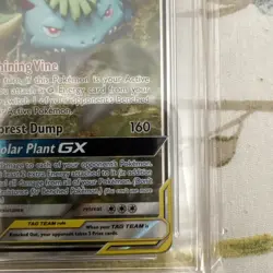 Venusaur & Snivy GX SM229 Tag Team Promo Pokemon TCG ACE Grade 9 Mint - Image 5