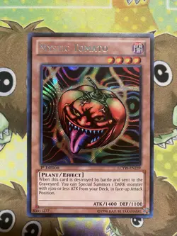 Mystic Tomato - LCYW-EN239 Secret Rare 1st NM Yugioh - Image 1
