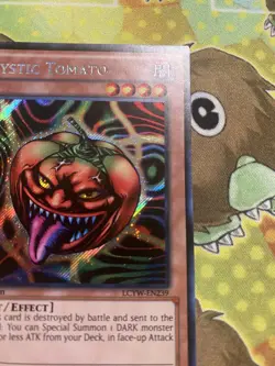 Mystic Tomato - LCYW-EN239 Secret Rare 1st NM Yugioh - Image 4