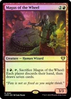 Magus of the Wheel FOIL - 0241 - Rare - Commander Masters CMM MTG - Image 1