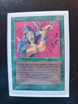 Berserk Magic: The Gathering MTG x1 Unlimited Edition Lightly Played English - Image 3