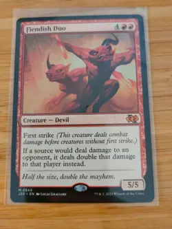 MTG Fiendish Duo 0545 J25 / Foundations M/NM Free UK P&P - Image 1