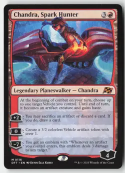 MTG - Chandra, Spark Hunter M Aetherdrift 116 LP-NM - Image 1