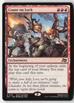 MTG - Count on Luck R Aetherdrift 118 LP-NM - Image 1