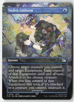 MTG - Stolen Uniform (Borderless) U FINAL FANTASY 332 LP-NM - Image 1