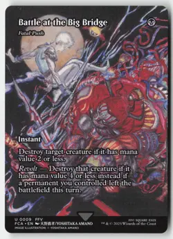 MTG - Battle at the Big Bridge - Fatal Push (Showcase) U FINAL FANTASY: Through - Image 1