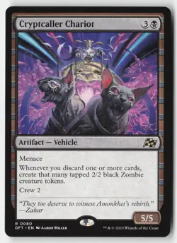 MTG - Cryptcaller Chariot R Aetherdrift 80 LP-NM - Image 1