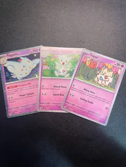 Pokemon Togepi, Togetic & Togekiss Bundle - S&V Temporal Forces- FREE Delivery! - Image 2