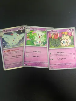 Pokemon Togepi, Togetic & Togekiss Bundle - S&V Temporal Forces- FREE Delivery! - Image 3