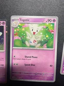 Pokemon Togepi, Togetic & Togekiss Bundle - S&V Temporal Forces- FREE Delivery! - Image 5