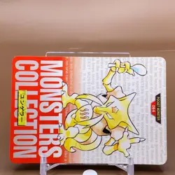 Kadabra Bandai Pocket Monster Collection Card Game Japanese Nintendo Anime F/S - Image 2