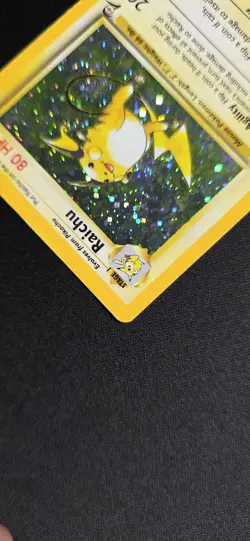 MP Raichu Holo Rare Pokemon Card 16/130 WOTC Base Set 2 - Image 5