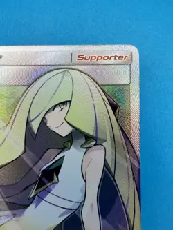 Lusamine Full Art Trainer 110/111 - Crimson Invasion Pokemon NM Minty Fresh - Image 2